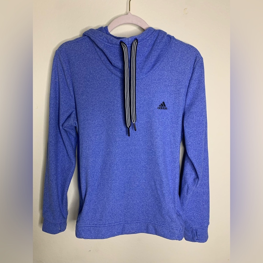 Adidas Men's Blue Hoodie